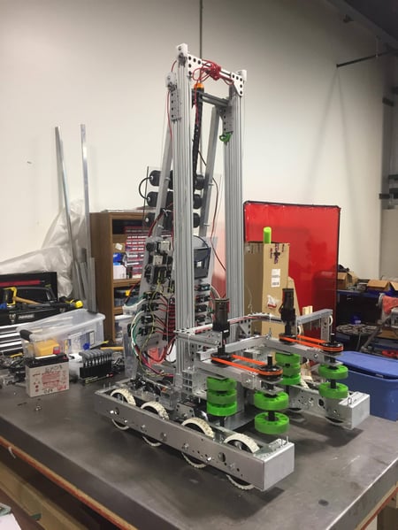 2018 robot for First Robotics