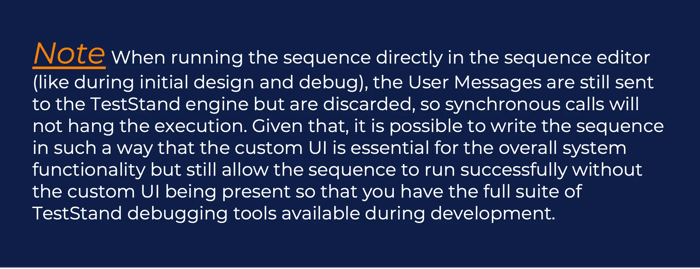UI Message Note
