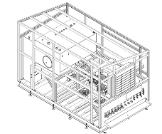 hydraulic system assembly 1